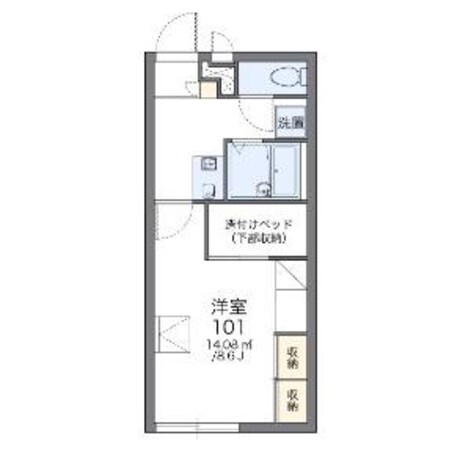 レオパレスルミエールの物件間取画像